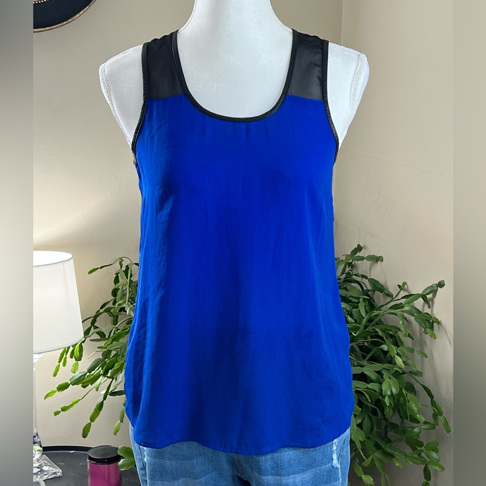 Express, size small, blue tank top